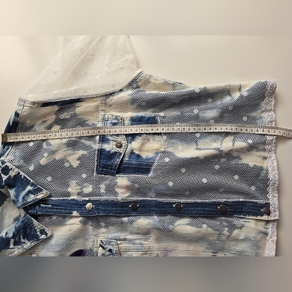 Refashioned Denim & Tulle Jacket (M/L) - Picture 12 of 16